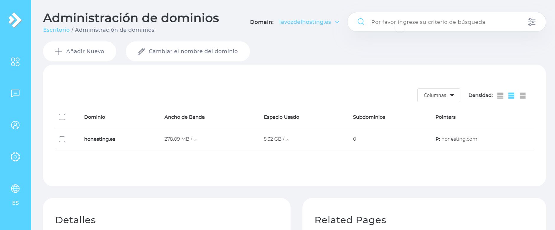 Nuevo diseño para el panel de control disponible: DirectAdmin refreshed