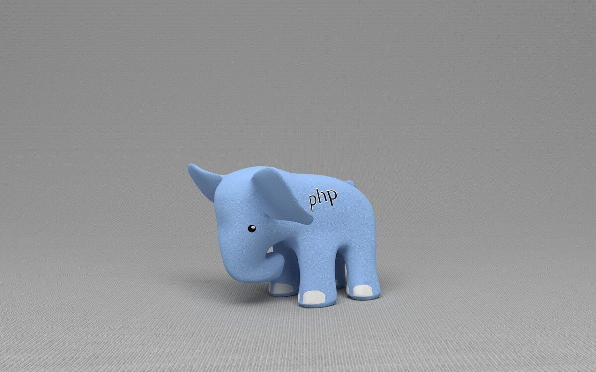 php, elephant, blue elephant